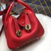 Best Replicas Bags - Replica Hermes Lindy Mini Bag - Black/Red/Grey Shop For Best Louis Vuitton LV Replica Bags With Cheap Price