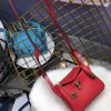 Best Replicas Bags - Replica Hermes Lindy Mini Bag - Black/Red/Grey Shop For Best Louis Vuitton LV Replica Bags With Cheap Price