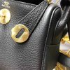 Best Replicas Bags - Replica Hermes Lindy Mini Bag - Black/Red/Grey Shop For Best Louis Vuitton LV Replica Bags With Cheap Price