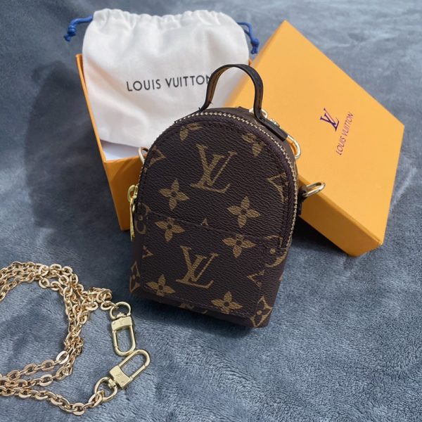 LV Monogram Chain Wallet Bag Charm Replica K04