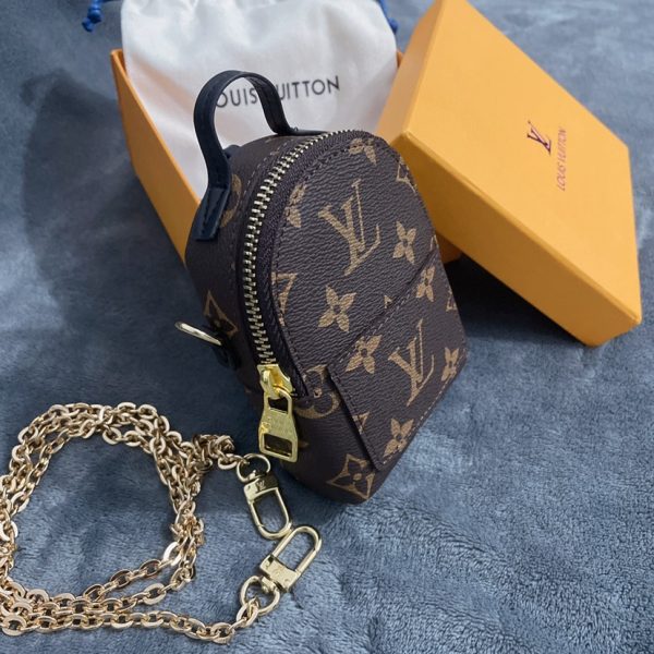 LV Monogram Chain Wallet Bag Charm Replica K04 - Image 2