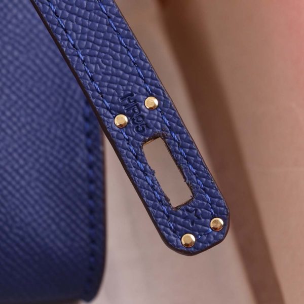 Hermes AAA Kelly Cut Pochette Replica - Black, Brown, Blue - Image 17