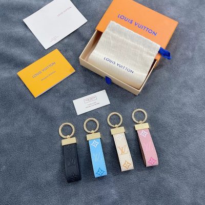 LV Dragonne Bag Charm & Key Holder – Stylish Replica L04