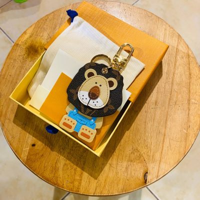 LV Replica Lion Key Holder & Bag Charm - Stylish Accessory