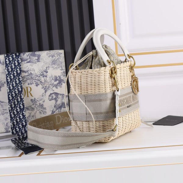 Grey Replica Dior Lady D Bag – Timeless Elegance Redefined - Image 3