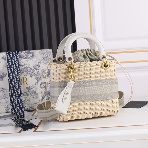 Grey Replica Dior Lady D Bag – Timeless Elegance Redefined - Image 4