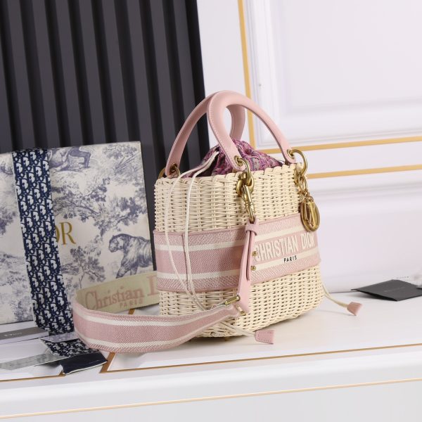 Pink Replica Dior Lady D Bag | Elegant Luxury Design - Image 3
