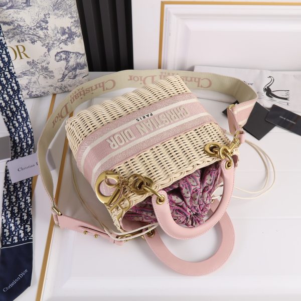 Pink Replica Dior Lady D Bag | Elegant Luxury Design - Image 8