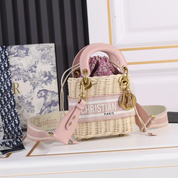 Pink Replica Dior Lady D Bag | Elegant Luxury Design - Image 11