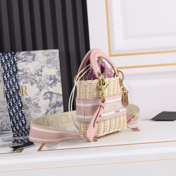 Pink Replica Dior Lady D Bag | Elegant Luxury Design - Image 12