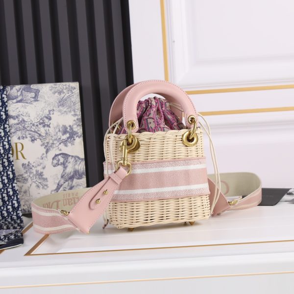 Pink Replica Dior Lady D Bag | Elegant Luxury Design - Image 13