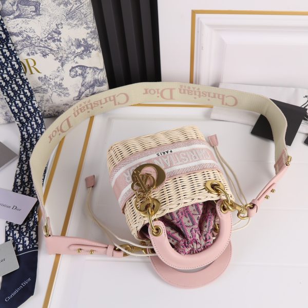 Pink Replica Dior Lady D Bag | Elegant Luxury Design - Image 16