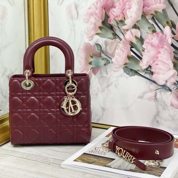 Dior AAA My ABC Lady Dr Replica Bag - Black, White, Red - Image 10