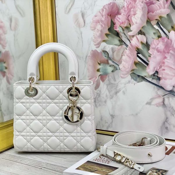 Dior AAA My ABC Lady Dr Replica Bag - Black, White, Red - Image 7