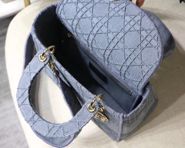 Dior Lady D-Lite Replica M0565 with Embroidered Logo - Image 2