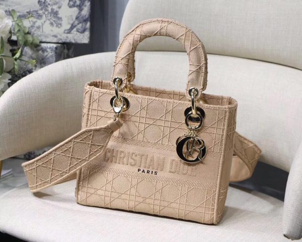 Dior Lady D-Lite Replica M0565 with Embroidered Logo - Image 4
