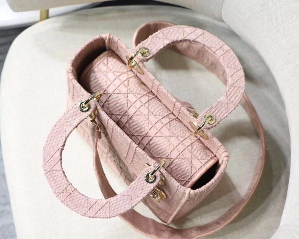 Dior Lady D-Lite Replica M0565 with Embroidered Logo - Image 6