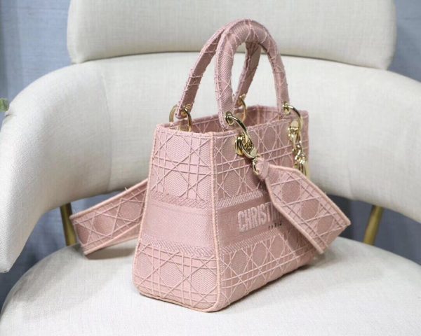 Dior Lady D-Lite Replica M0565 with Embroidered Logo - Image 7