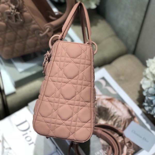 Replica Dior Medium Lady Bag - Black, Pink, Grey - AAA Quality - Image 12