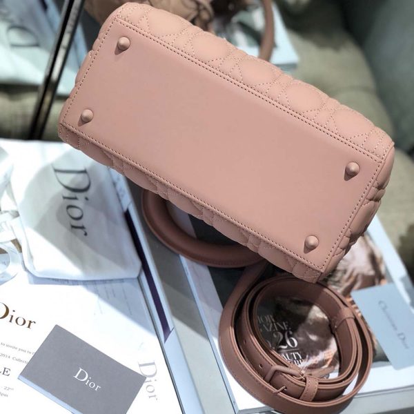 Replica Dior Medium Lady Bag - Black, Pink, Grey - AAA Quality - Image 14