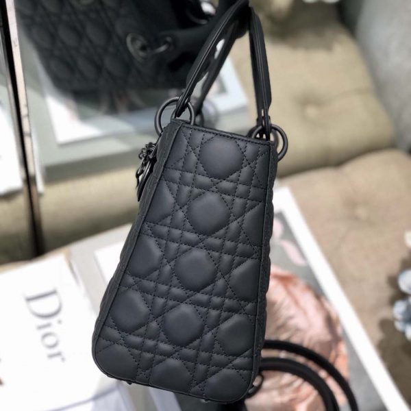 Replica Dior Medium Lady Bag - Black, Pink, Grey - AAA Quality - Image 2