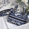 Best Replicas Bags - Dior AAA Medium Lady D-Lite Bag with Embroidered Logo Shop For Best Louis Vuitton LV Replica Bags With Cheap Price
