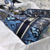 Best Replicas Bags - Dior AAA Medium Lady D-Lite Bag with Embroidered Logo Shop For Best Louis Vuitton LV Replica Bags With Cheap Price