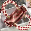 Best Replicas Bags - Replica Dior Red Dots Lady D-Lite Bag - Embroidered Logo Shop For Best Louis Vuitton LV Replica Bags With Cheap Price