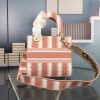 Best Replicas Bags - Replica Dior Lady D-Lite Bag in Blue & Red Shop For Best Louis Vuitton LV Replica Bags With Cheap Price