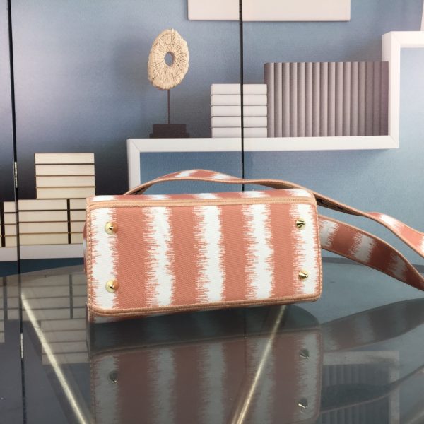 Replica Dior Lady D-Lite Bag in Blue & Red - Image 3