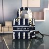 Best Replicas Bags - Replica Dior Lady D-Lite Bag in Blue & Red Shop For Best Louis Vuitton LV Replica Bags With Cheap Price