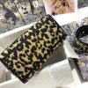 Best Replicas Bags - Replica Dior Leopard Lady D-Lite Embroidery Bag M0566 Shop For Best Louis Vuitton LV Replica Bags With Cheap Price