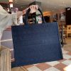 Best Replicas Bags - AAA Replica Dior Embroidery Book Tote 41.5×35 Shop For Best Louis Vuitton LV Replica Bags With Cheap Price