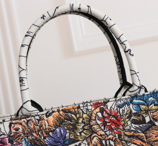 Replica Dior Latte Multicolor Book Tote - 36/42Cm Medium/Large - Image 5