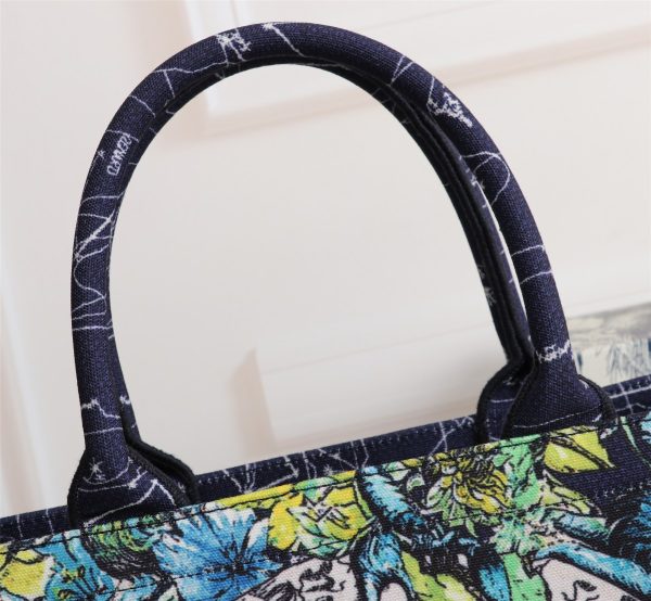 Replica Dior Blue Medium/Large Book Tote - 36/42cm - Image 4