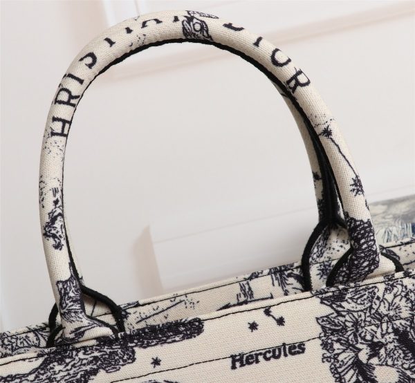 Dior Latte Multicolor Medium/Large Book Tote Replica - Image 5