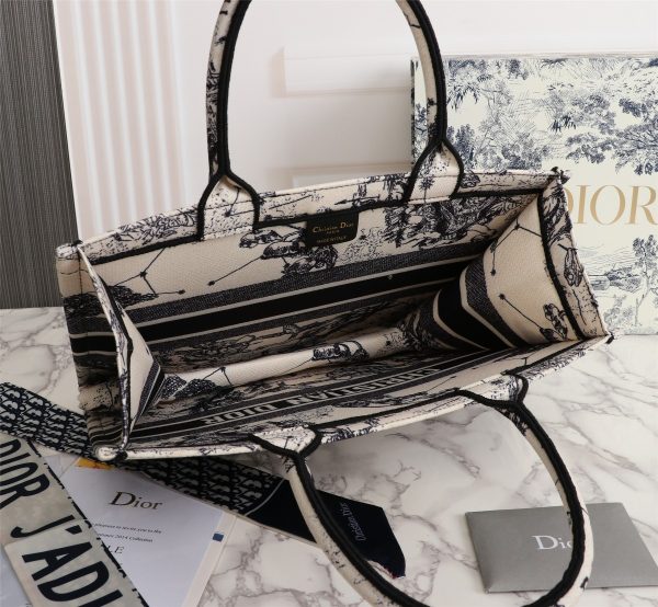 Dior Latte Multicolor Medium/Large Book Tote Replica - Image 8