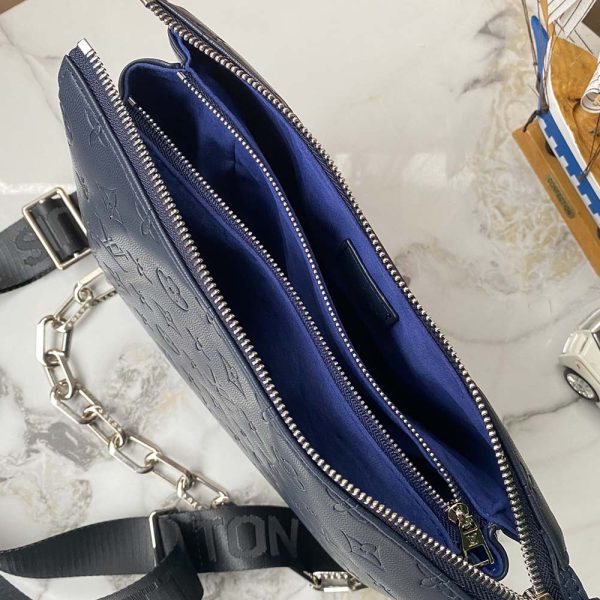 Replica Louis Vuitton Coussin PM Navy/Yellow Handbag - Image 6