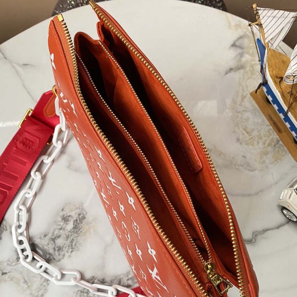 Replica Louis Vuitton Coussin PM Handbag - Red/Yellow - Image 5