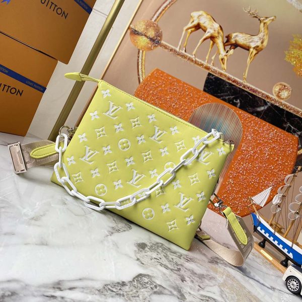 Replica Louis Vuitton Coussin PM Handbag - Red/Yellow - Image 6