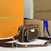 Best Replicas Bags - Replica LV Taigarama Outdoor Pouch in Brown & Black Shop For Best Louis Vuitton LV Replica Bags With Cheap Price