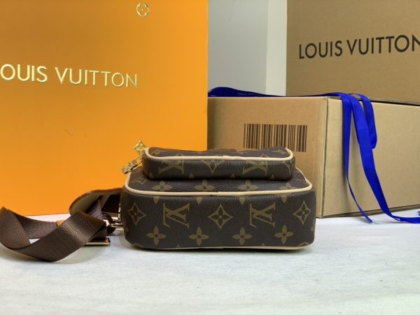 Replica LV Taigarama Outdoor Pouch in Brown & Black - Image 5