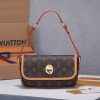 Best Replicas Bags - Louis Vuitton Tikal Pm Monogram Shoulder Bag - Brown Replica Shop For Best Louis Vuitton LV Replica Bags With Cheap Price