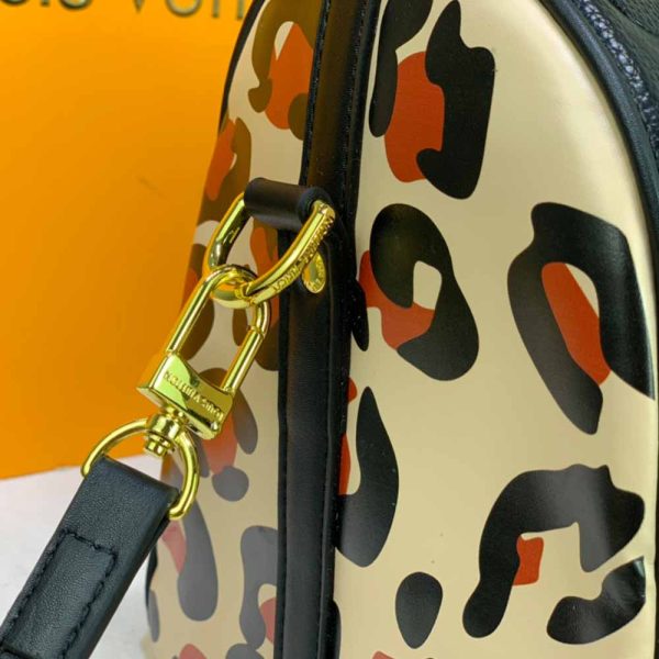 LV Replica Leopard Speedy 30 Bandouliere Embossed Handbag - Image 11