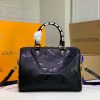 Best Replicas Bags - LV Replica Leopard Speedy 30 Bandouliere Embossed Handbag Shop For Best Louis Vuitton LV Replica Bags With Cheap Price