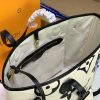 Best Replicas Bags - Replica LV Neverfull M45679 Tote in White/Black Shop For Best Louis Vuitton LV Replica Bags With Cheap Price