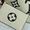 Best Replicas Bags - Replica LV Neverfull M45679 Tote in White/Black Shop For Best Louis Vuitton LV Replica Bags With Cheap Price
