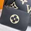 Best Replicas Bags - Replica LV Neverfull M45679 Tote in White/Black Shop For Best Louis Vuitton LV Replica Bags With Cheap Price