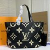 Best Replicas Bags - Replica LV Neverfull M45679 Tote in White/Black Shop For Best Louis Vuitton LV Replica Bags With Cheap Price