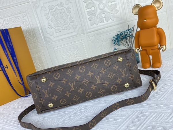 Replica LV Pallas MM Monogram Black Red Pink Handbag - Image 11